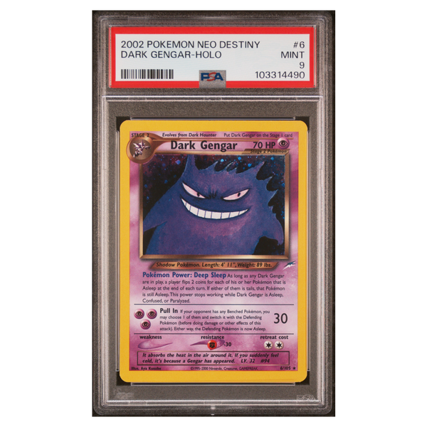 Dark Gengar Holo Neo Destiny #6 PSA 9 Dark Gengar Holo Neo Destiny #6 PSA 9