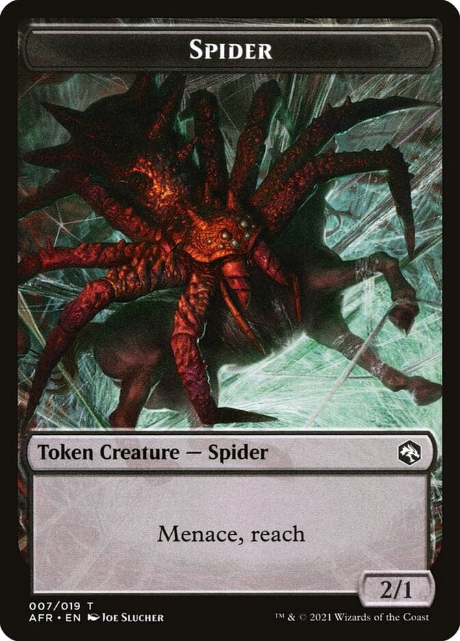 Spider // Vecna Double-sided Token [Dungeons & Dragons: Adventures in the Forgotten Realms Tokens] - Poke-Collect