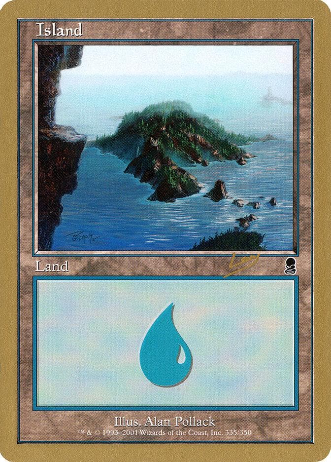Island (rl335) (Raphael Levy) [World Championship Decks 2002] - Poke-Collect