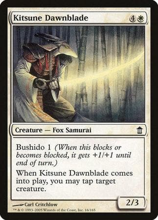 Kitsune Dawnblade [Saviors of Kamigawa] - Poke-Collect