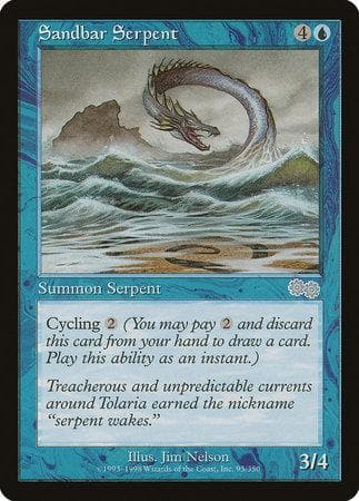 Sandbar Serpent [Urza's Saga] - Poke-Collect