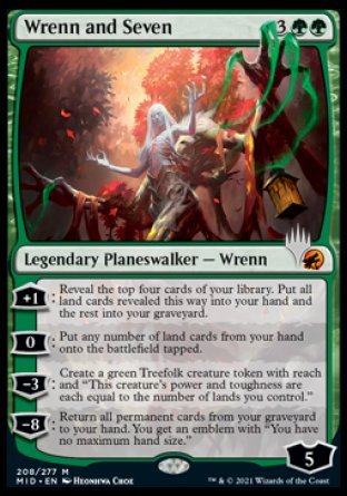 Wrenn and Seven (Promo Pack) [Innistrad: Midnight Hunt Promo Pack] - Poke-Collect