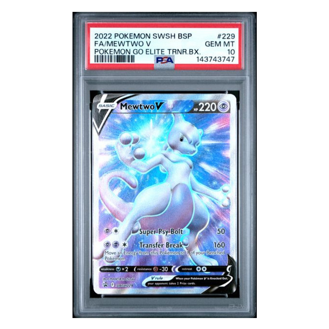 Mewtwo V #229 SWSH Black Star Promo PSA 10 - Poke-Collect