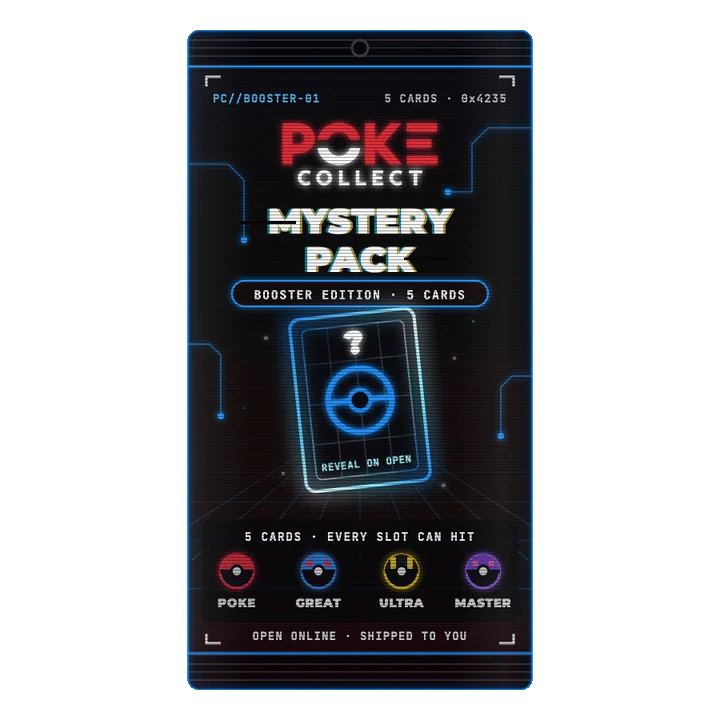 Poke-Collect Mystery Pack: Booster Edition (animated)