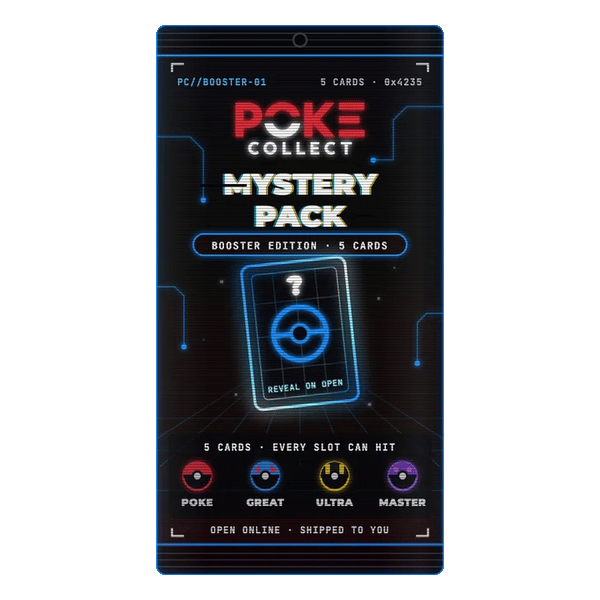 Poke-Collect Mystery Pack: Booster Edition (animated)