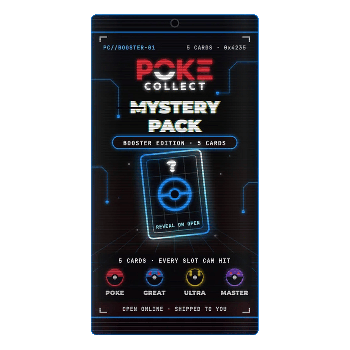 Poke-Collect Mystery Pack: Booster Edition (animated)