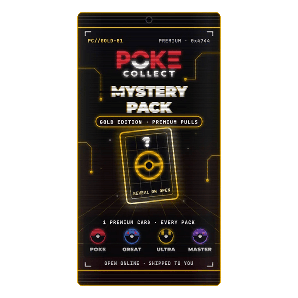 Poke-Collect Mystery Pack: Gold Edition (animated)