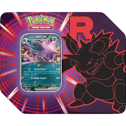 nidoking shiny pokemon card Team Rocket Tin (Nidoking)