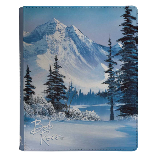 Ultra Pro Zippered PRO Binder 9-Pocket Bob Ross Winter Paradise