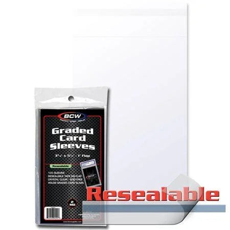 BCW 1-RGCS Resealable Graded Card Sleeves