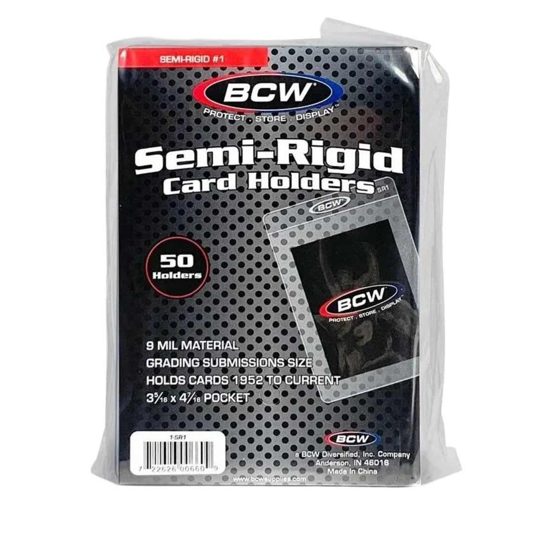 BCW Semi-Rigid Card Holder (50)
