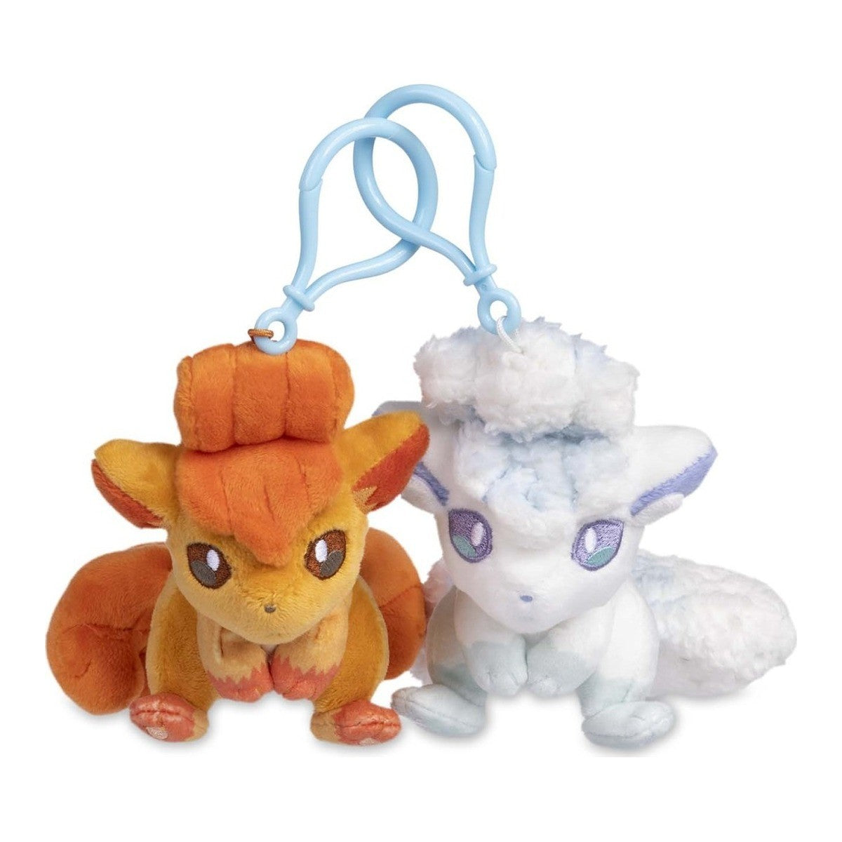 Vulpix & Alolan Vulpix Parallel Pairs Two-Plush Key Chain