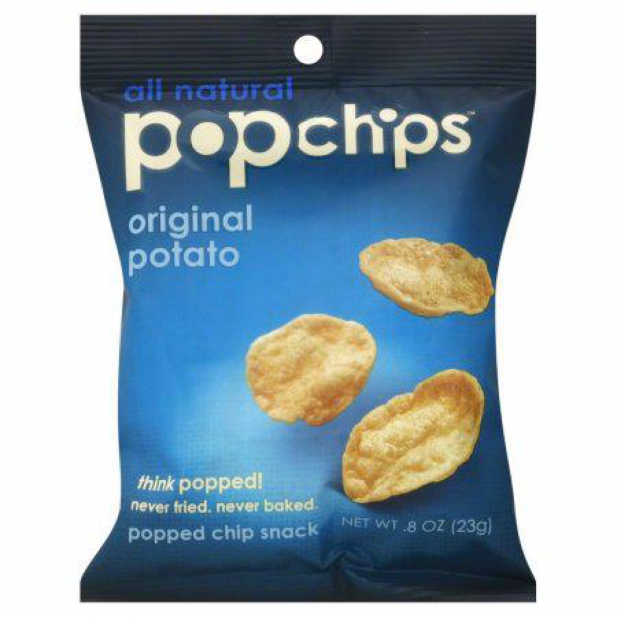 Popchips Potato Chips, Sea Salt Flavor | Poke-Collect