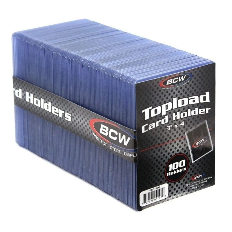 BCW 3X4 Topload Card Holder (100)