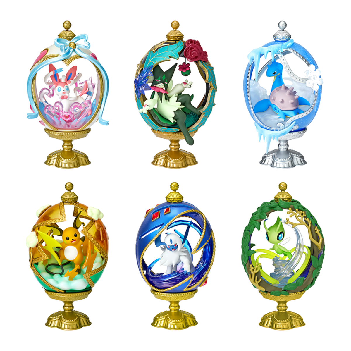 Pokemon Ovaltique Collection 2 Blind Box - all 6 figures in the set