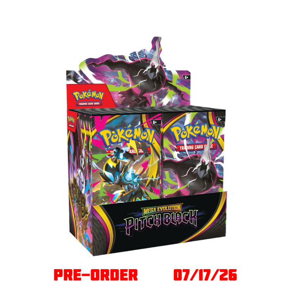 Mega Evolution: Pitch Black Booster Box (Early Bird Special) Mega Evolution: Pitch Black Booster Box (Early Bird Special)