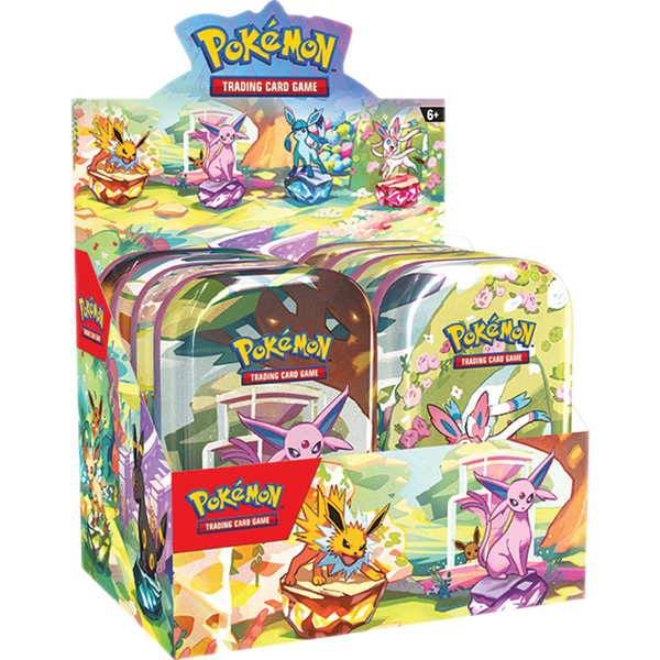 Scarlet & Violet: Prismatic Evolutions Mini Tin Display (Set of 8) - Poke-Collect