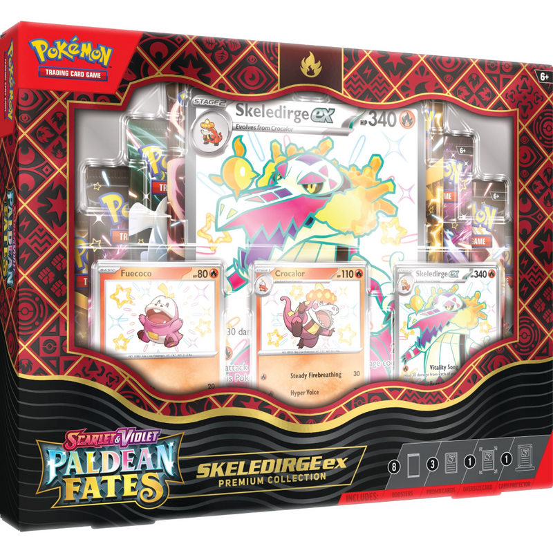 Scarlet & Violet: Paldean Fates Skeledirge ex Premium Collection (EARLY BIRD SPECIAL) - Poke-Collect