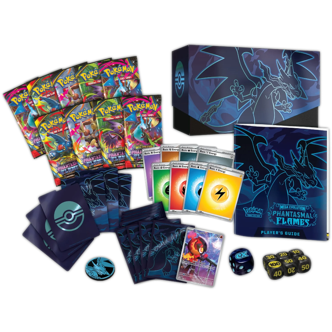 Mega Evolution: Phantasmal Flames Elite Trainer Box Mega Evolution: Phantasmal Flames Elite Trainer Box