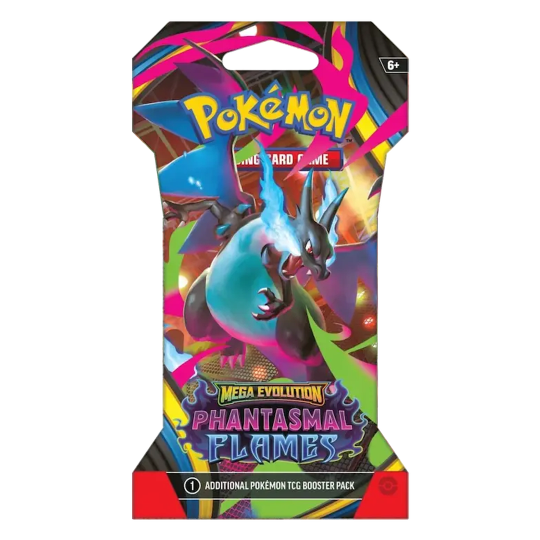 Mega Evolution: Phantasmal Flames Sleeved Booster Pack (Random Art)