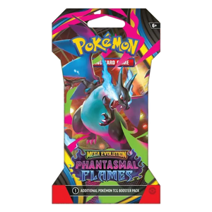 Mega Evolution: Phantasmal Flames Sleeved Booster Pack (Random Art)