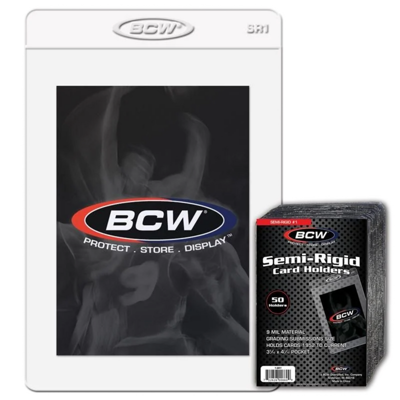 BCW Semi Rigid Card Saver 1 (For All Card Grading Submissions) - Poke-Collect