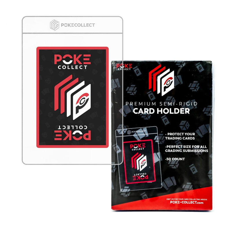Poke-Collect Premium Semi-Rigid Card Holders 1000 Count - Poke-Collect