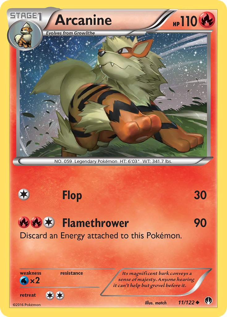 Arcanine (11) [XY - BREAKpoint] - Poke-Collect