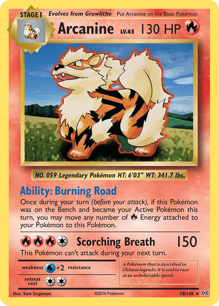 Arcanine (18) [XY - Evolutions] - Poke-Collect