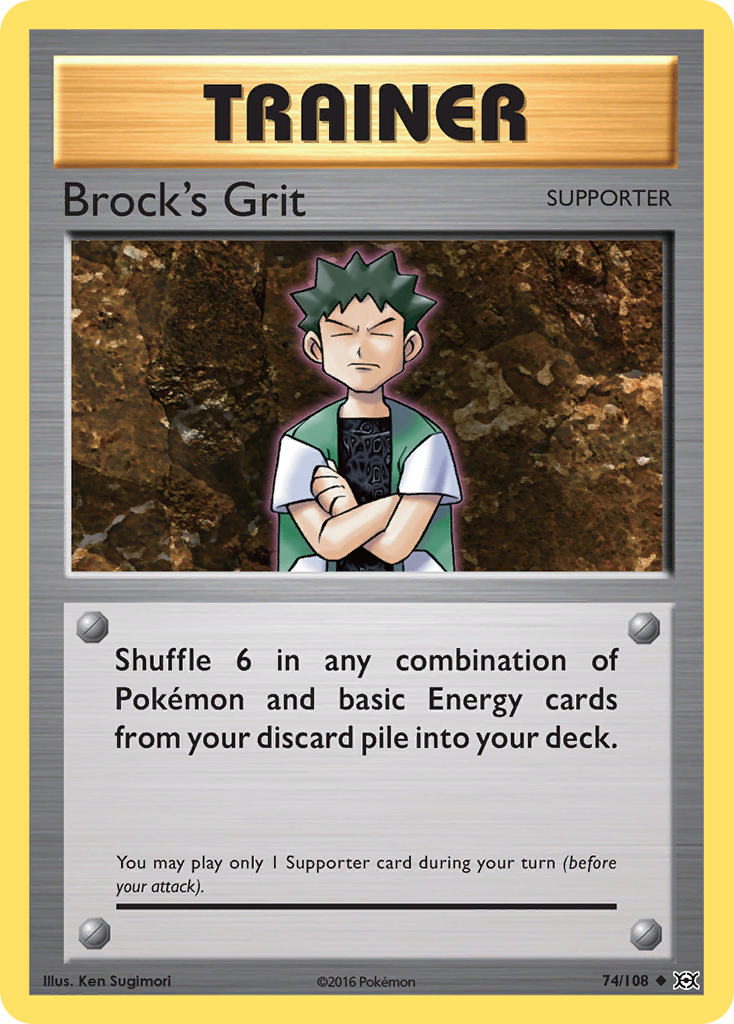 Brock's Grit (74) [XY - Evolutions] - Poke-Collect