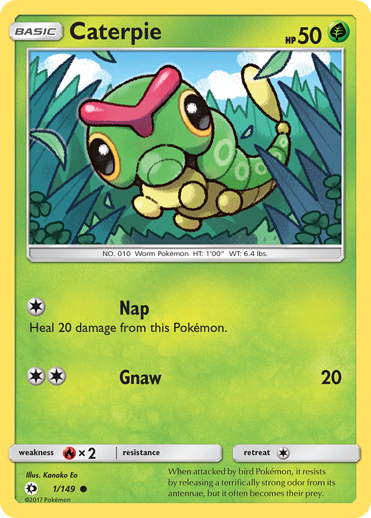 Caterpie (1) [SM Base Set] - Poke-Collect