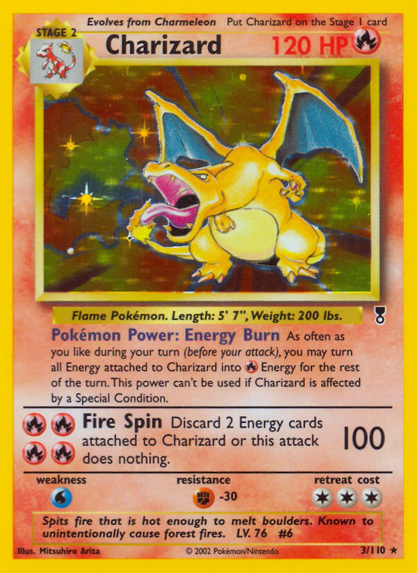 Charizard (3/110) (WotC) (Theme Deck Exclusive) [Legendary Collection] - Poke-Collect