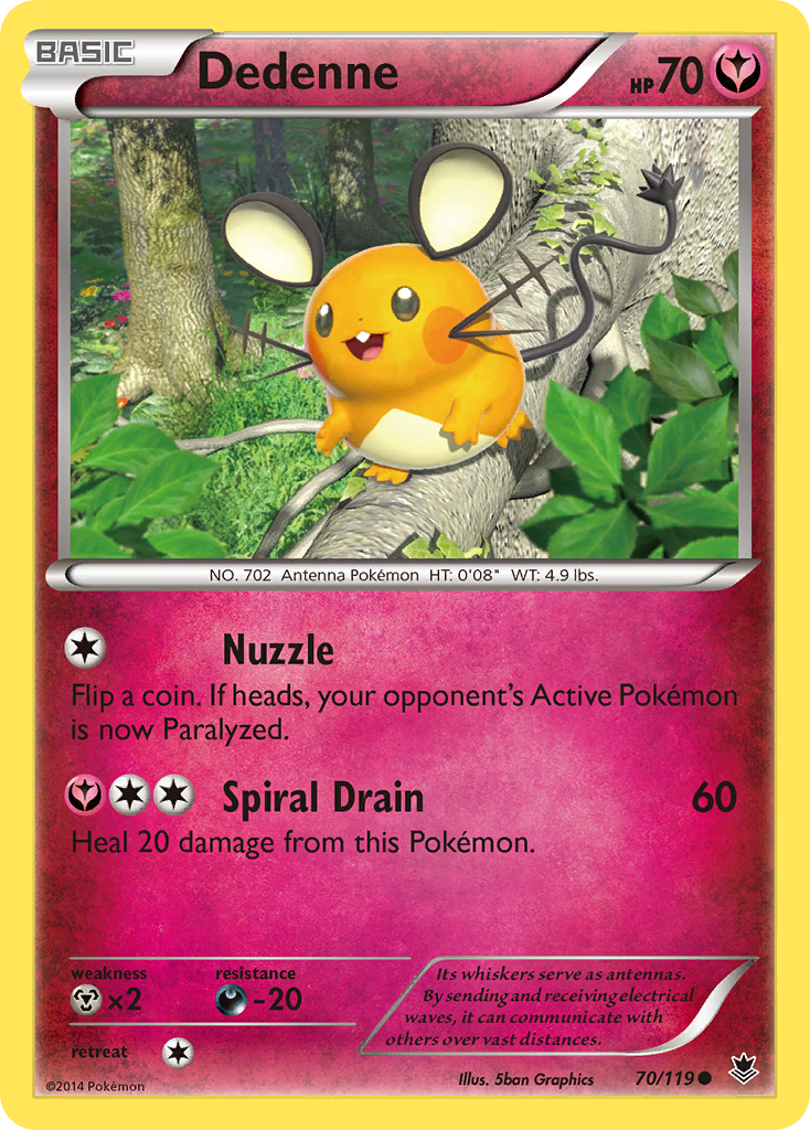 Dedenne (70) [XY - Phantom Forces] - Poke-Collect