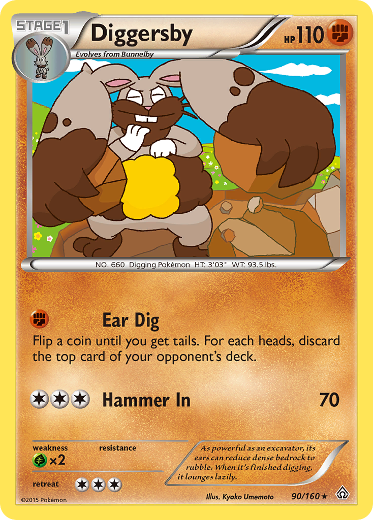 Diggersby (90) [XY - Primal Clash] - Poke-Collect