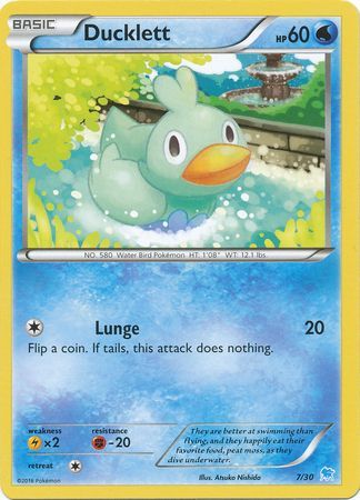 Ducklett (7) (7) [XY Trainer Kit: Pikachu Libre & Suicune] - Poke-Collect