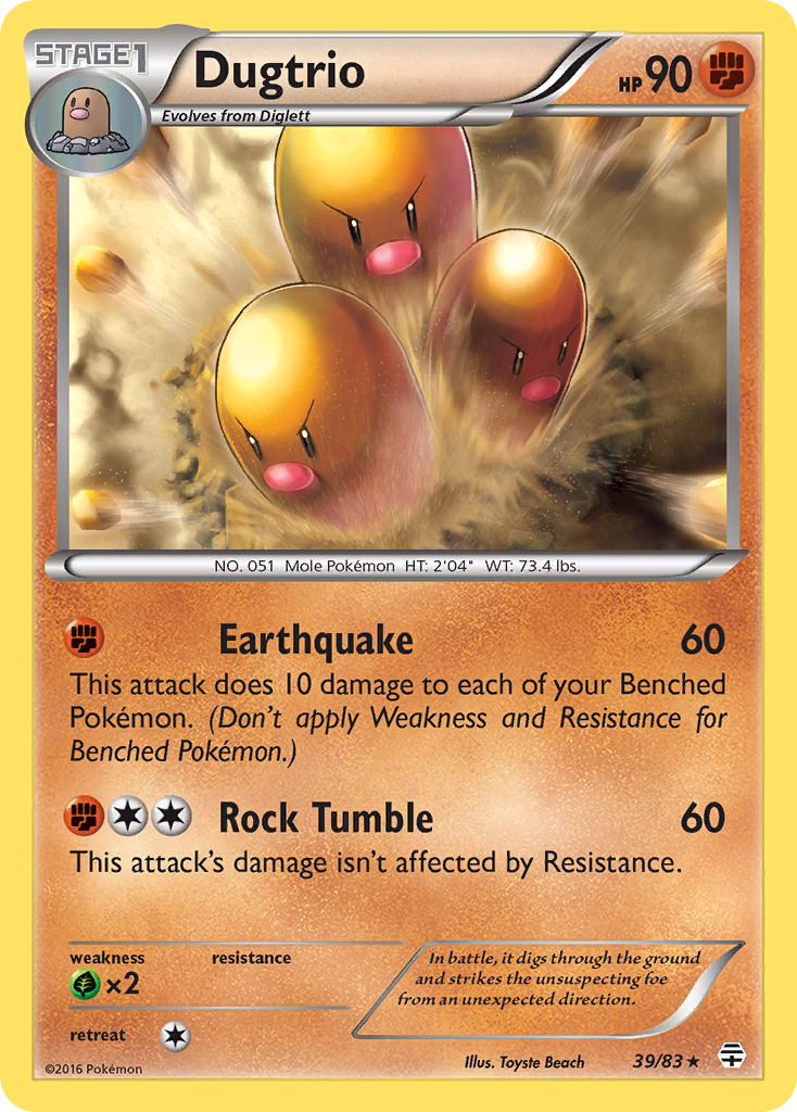 Dugtrio (39) [Generations] - Poke-Collect