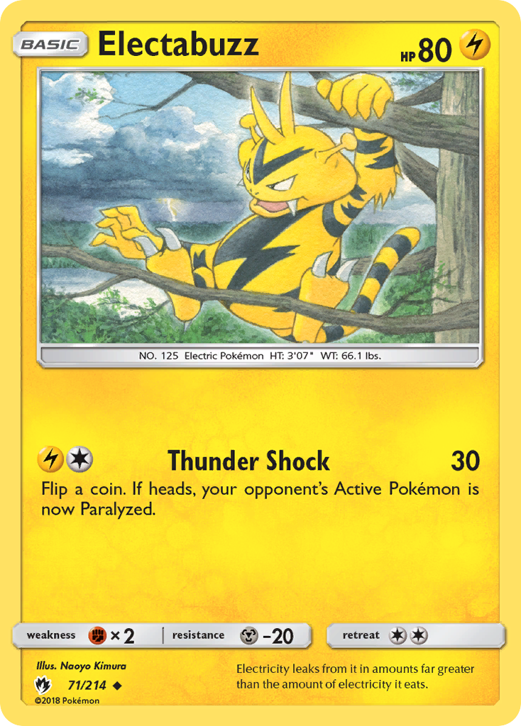 Electabuzz (71) [SM - Lost Thunder] - Poke-Collect