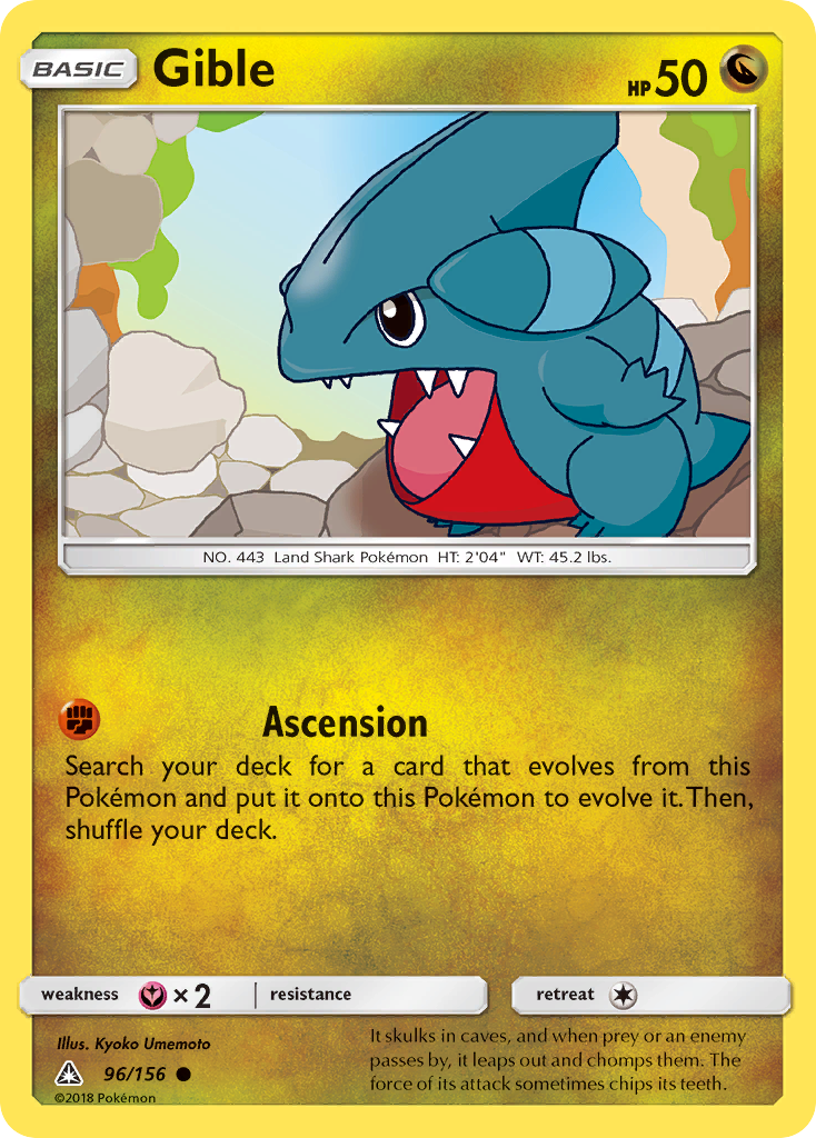 Gible (96) (96) [SM - Ultra Prism] - Poke-Collect