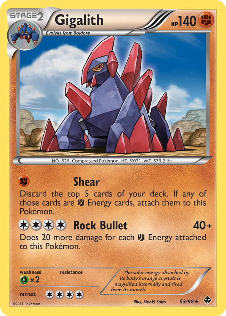 Gigalith (53) [Emerging Powers] - Poke-Collect