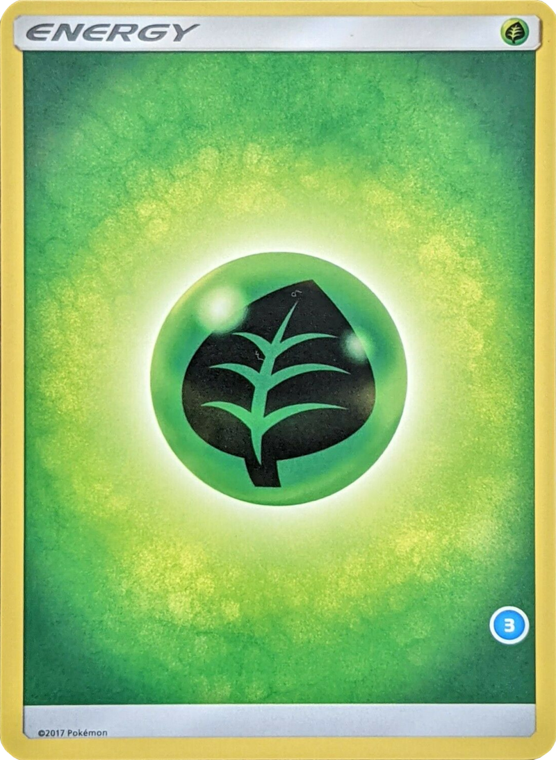 Grass Energy (3) [Sun & Moon: Trainer Kit - Alolan Sandslash & Alolan Ninetales] - Poke-Collect