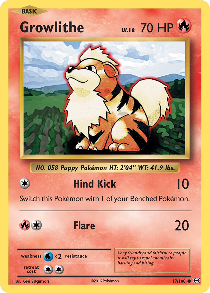 Growlithe (17) [XY - Evolutions] - Poke-Collect