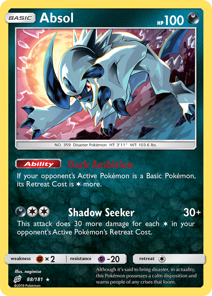 Absol (88/181) [Sun & Moon: Team Up] - Poke-Collect