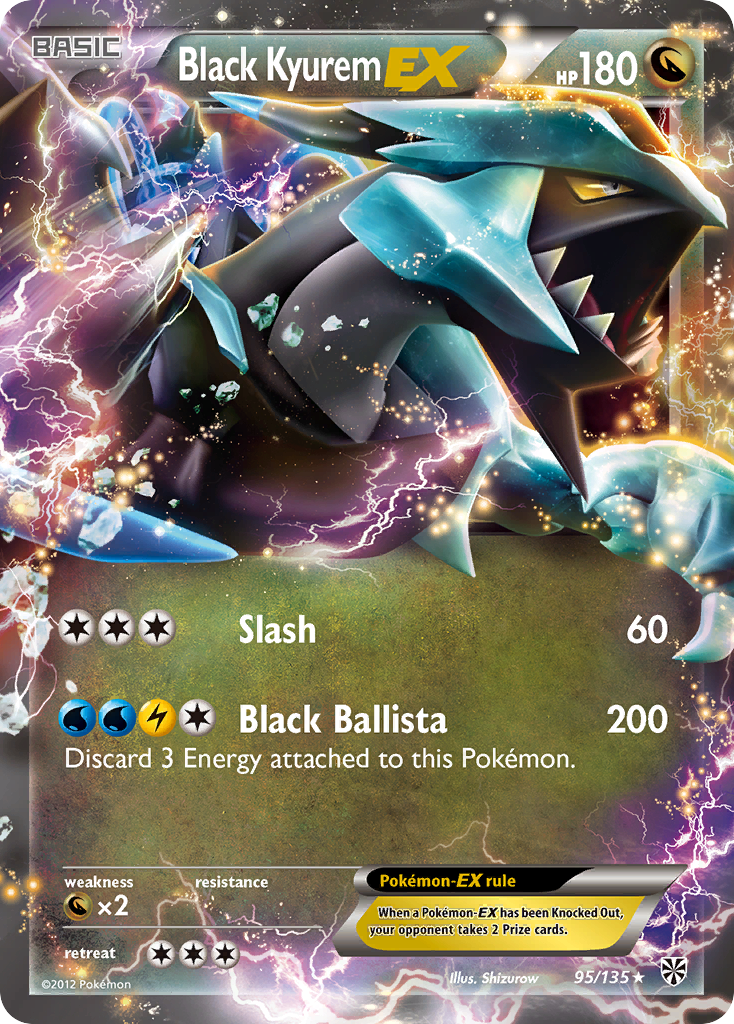 Black Kyurem EX (95) [Plasma Storm] - Poke-Collect