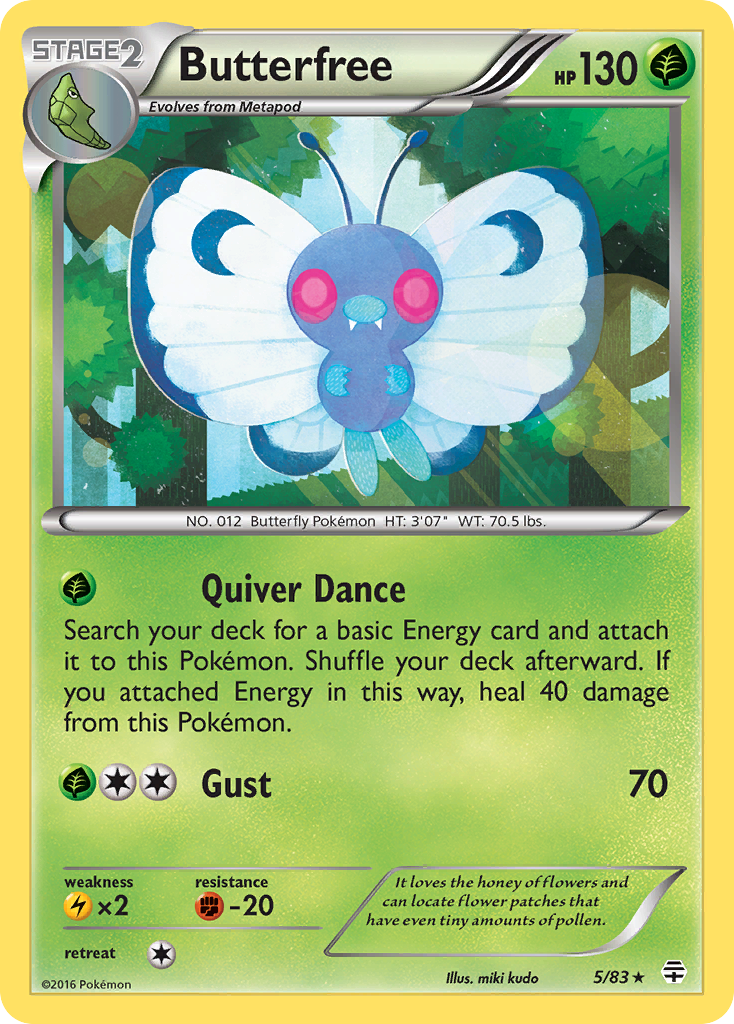 Butterfree (5) [Generations] - Poke-Collect