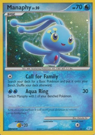 Manaphy (4) [DP Trainer Kit: Manaphy & Lucario] - Poke-Collect
