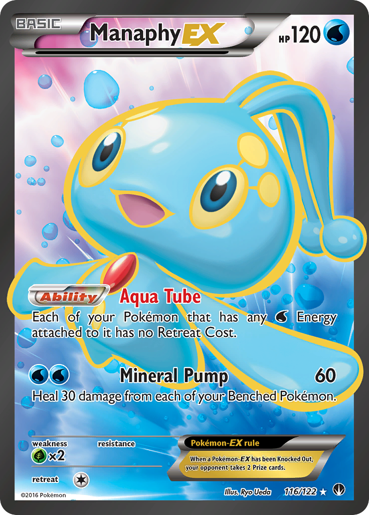 Manaphy EX (Full Art) (116) [XY - BREAKpoint] - Poke-Collect