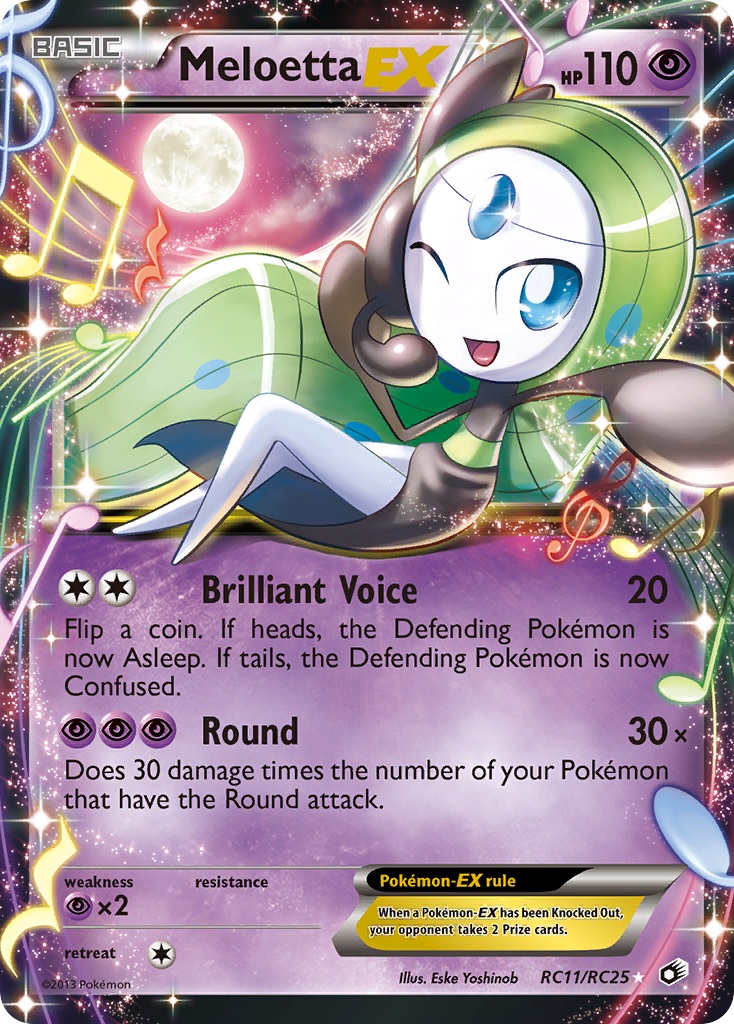 Meloetta EX (RC11) [Legendary Treasures: Radiant Collection] - Poke-Collect
