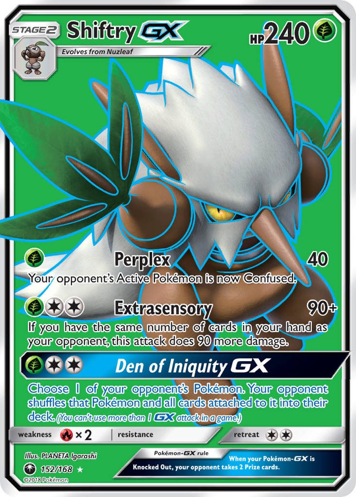 Shiftry GX (Full Art) (152) [SM - Celestial Storm] - Poke-Collect