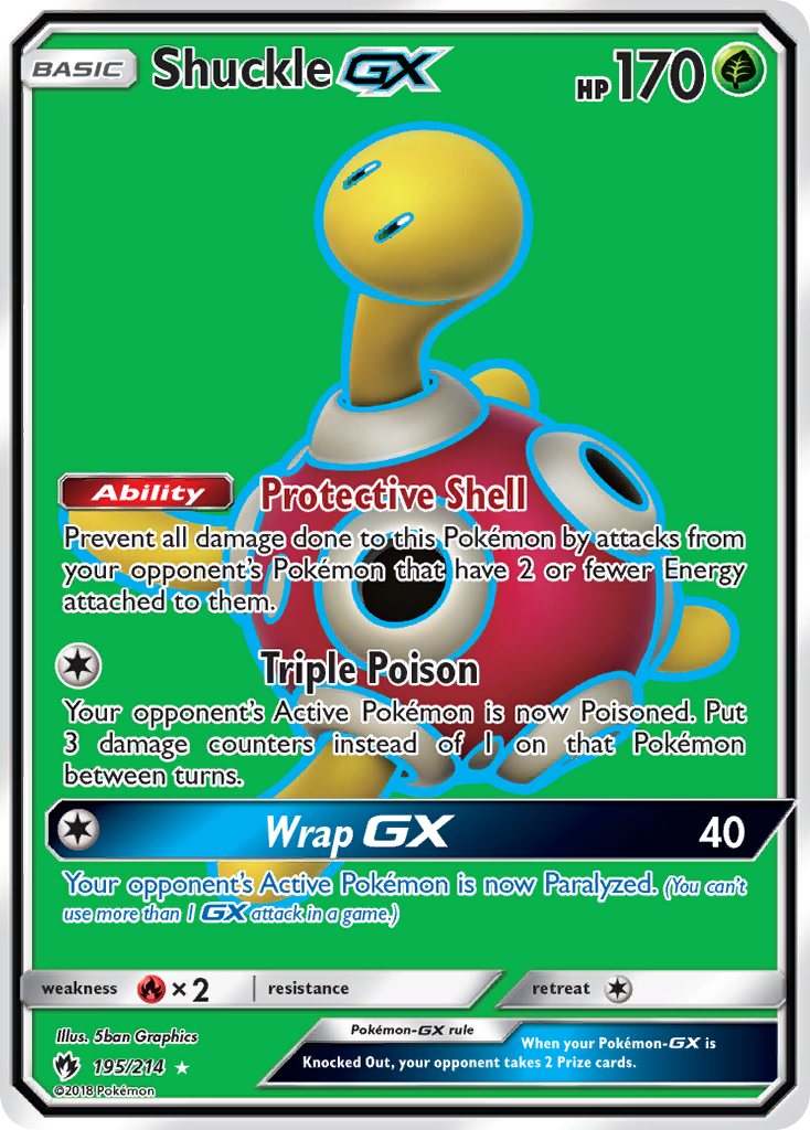Shuckle GX (Full Art) (195) [SM - Lost Thunder] - Poke-Collect
