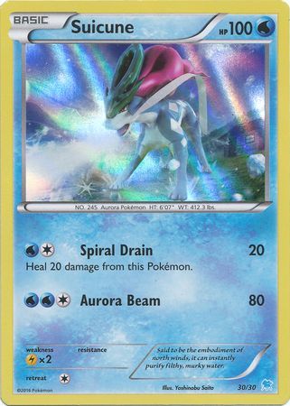 Suicune (30 - Holo) (30) [XY Trainer Kit: Pikachu Libre & Suicune] - Poke-Collect
